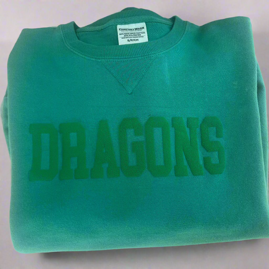 Monochromatic Dragons Crewneck Sweatshirt