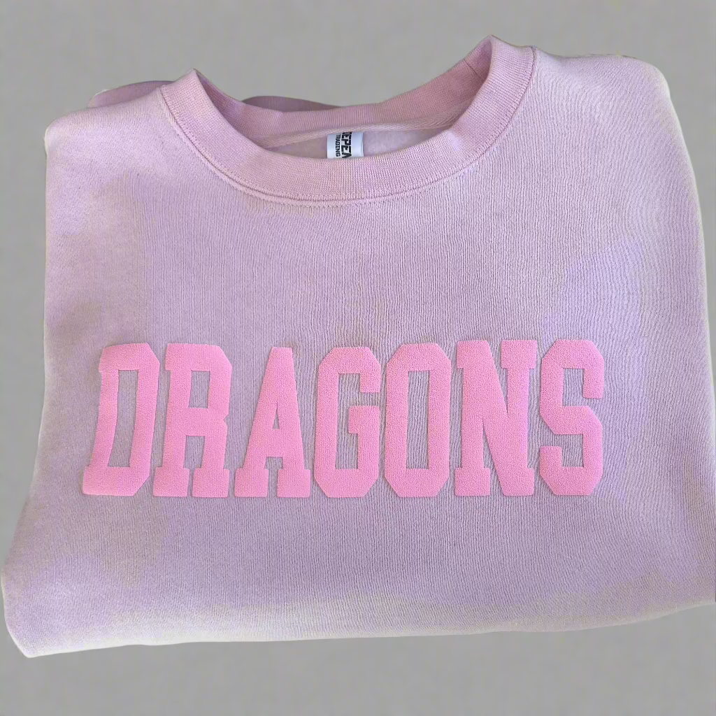 Monochromatic Dragons Crewneck Sweatshirt